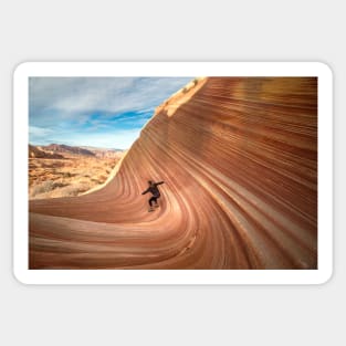 The Wave at Coyote Buttes North Sticker